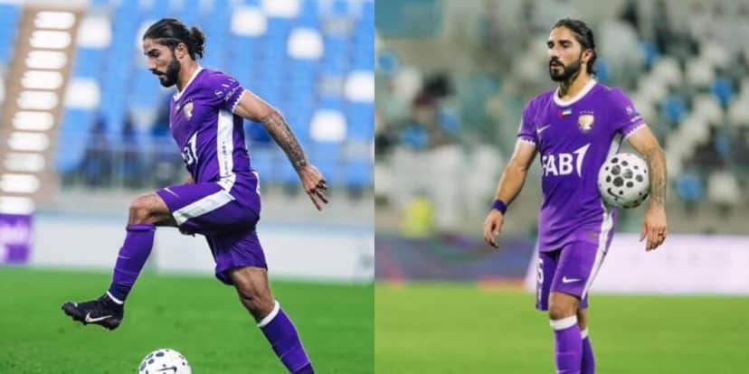 Erik é titular absoluto do Al Ain (Reprodução: Instagram) Erik é titular absoluto do Al Ain (Reprodução: Instagram)