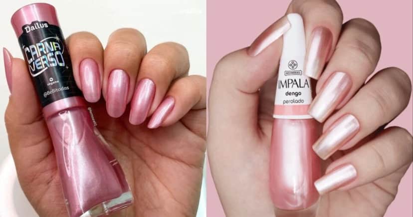 Esmalte rosa perolado (Foto: Reprodução/ Internet) Esmalte rosa perolado (Foto: Reprodução/ Internet)