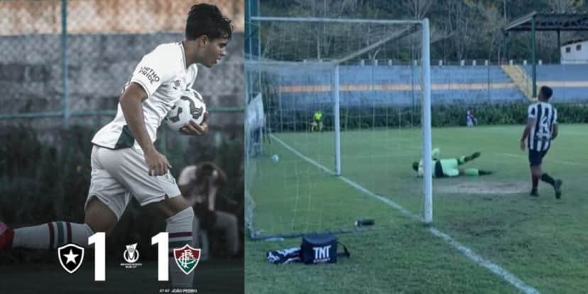 Fluminense empatou em 1x1 com o Botafogo no sub17 (Reprodução: Instagram) Fluminense empatou em 1x1 com o Botafogo no sub17 (Reprodução: Instagram)