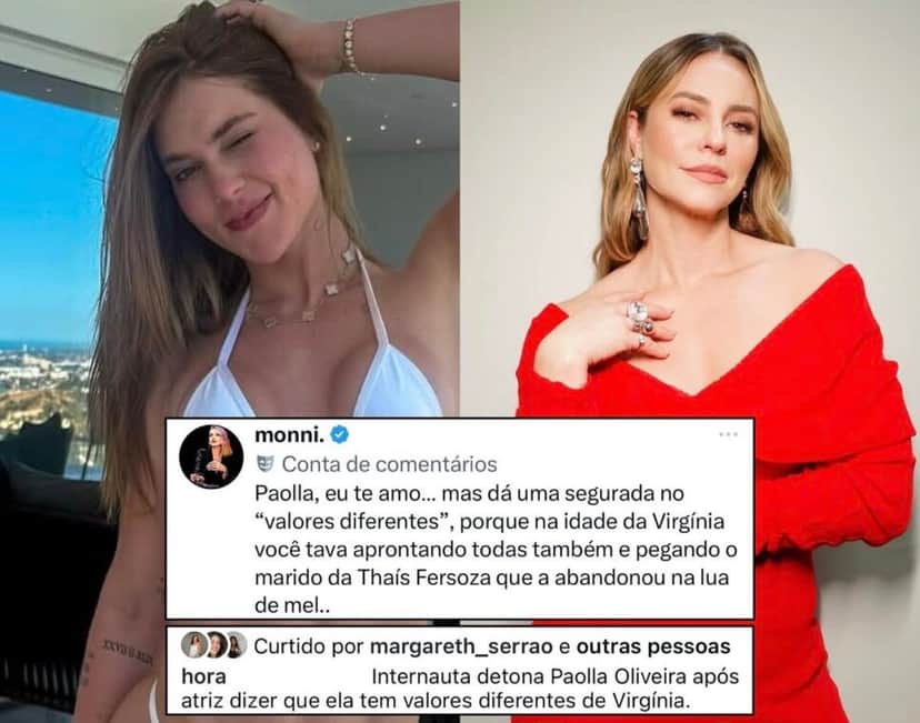 Mãe de Vírginia Fonseca curte postagem detonando Paolla Oliveira e expondo até traição - Foto: Redes sociais Mãe de Vírginia Fonseca curte postagem detonando Paolla Oliveira e expondo até traição - Foto: Redes sociais