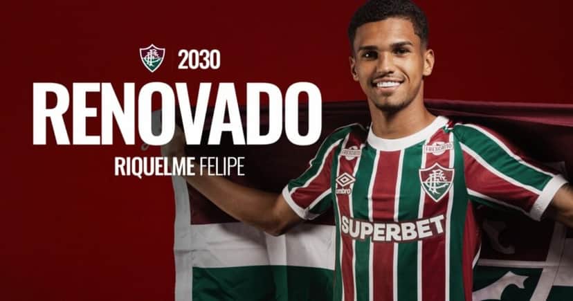 Riquelme renova contrato com o Fluminense - Foto: Divulgação / Fluminense Riquelme renova contrato com o Fluminense - Foto: Divulgação / Fluminense