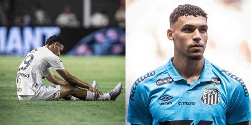 Victor Hugo virou o novo desfalque do Santos (Reprodução: Instagram) Victor Hugo virou o novo desfalque do Santos (Reprodução: Instagram)
