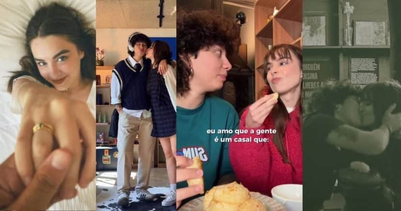 Momentos compartilhados de Bel Moreira e a sua noiva Halana Lacerda (Foto Reprodução/Montagem/Instagram@bel_moreira) Momentos compartilhados de Bel Moreira e a sua noiva Halana Lacerda (Foto Reprodução/Montagem/Instagram@bel_moreira)