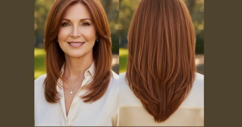 Corte em V em mulher acima dos 60 (Foto Reprodução/Montagem/GMN/Lennita/TV Foco) Corte em V em mulher acima dos 60 (Foto Reprodução/Montagem/GMN/Lennita/TV Foco)