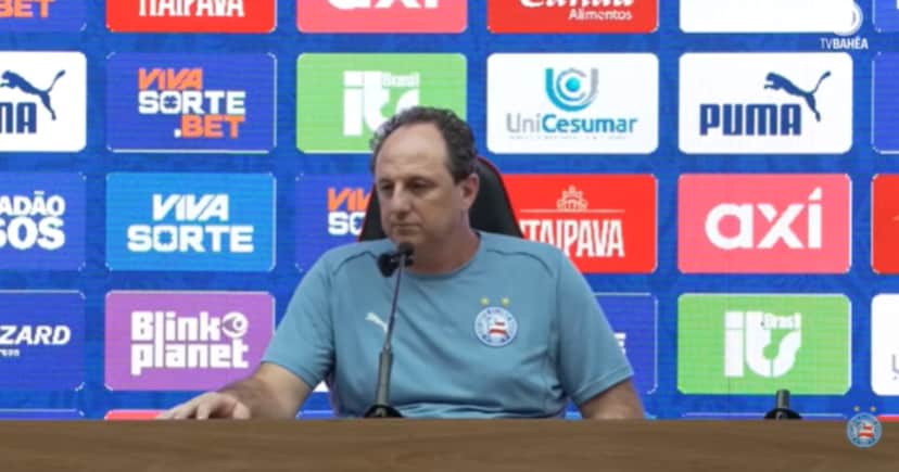 Rogério Ceni no Bahia (Foto: Bahia TV)