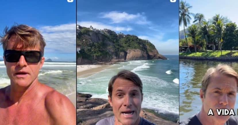 Claudio Heirich também posta vídeos pelas redes sociais (Foto Reprodução/Montagem/Instagram @claudioheinrich) Claudio Heirich também posta vídeos pelas redes sociais (Foto Reprodução/Montagem/Instagram @claudioheinrich)