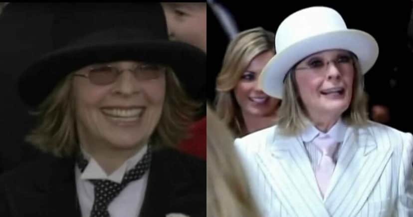 Diane Keaton (Fotos: Reproduções / Globo) Diane Keaton (Fotos: Reproduções / Globo)