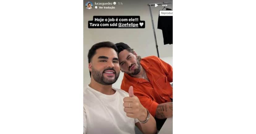 Lucas Guedez e Zé Felipe (Foto: Reprodução / Instagram) Lucas Guedez e Zé Felipe (Foto: Reprodução / Instagram)