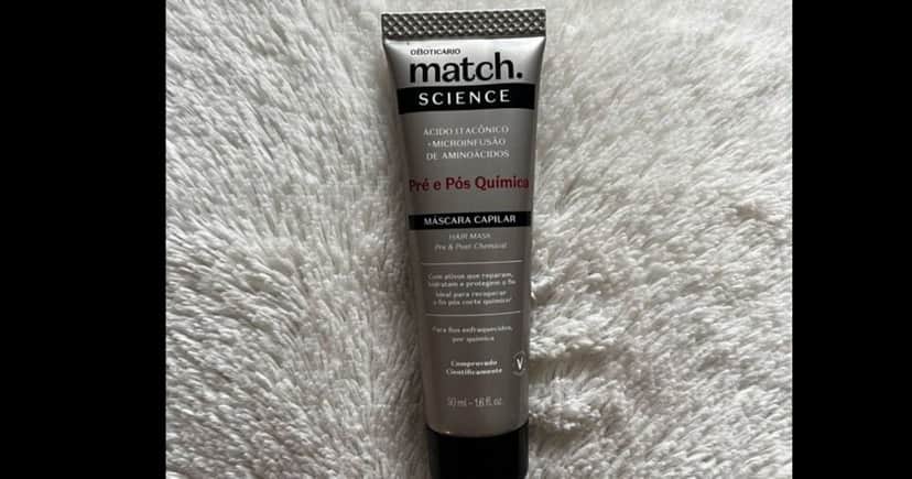 Match Science Máscara Pré e Pós‑Química