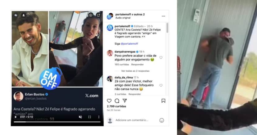 Vídeo de Zé Felipe (Fotos: Reproduções / Instagram) Vídeo de Zé Felipe (Fotos: Reproduções / Instagram)