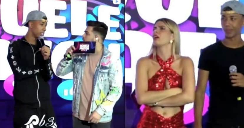 Lucas Santos apresenta o programa "Aquele Match" pelas redes sociais (Foto Reprodução/Montagem/TV Foco//Instagram@lucas)