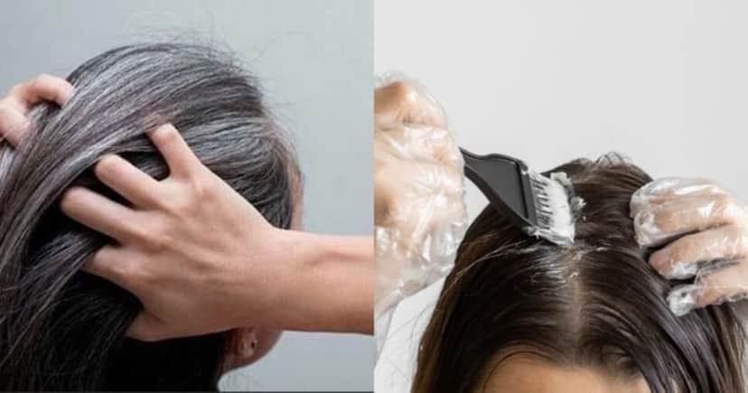 Uso de tintas no cabelo - Montagem/TV FOCO Uso de tintas no cabelo - Montagem/TV FOCO