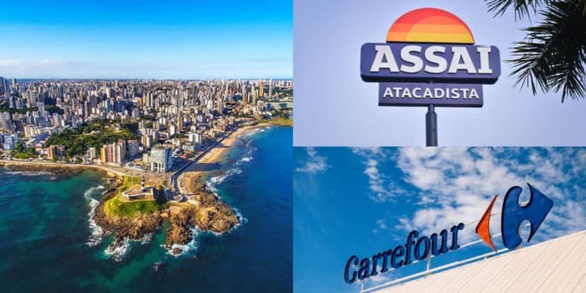 Carrefour e Assaí precisam seguir a nova lei na Bahia (Reprodução: Montagem TV Foco) Carrefour e Assaí precisam seguir a nova lei na Bahia (Reprodução: Montagem TV Foco)