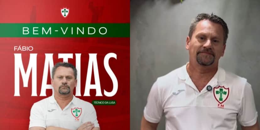 Fábio Matias é o novo treinador da Portuguesa (Reprodução: Instagram) Fábio Matias é o novo treinador da Portuguesa (Reprodução: Instagram)