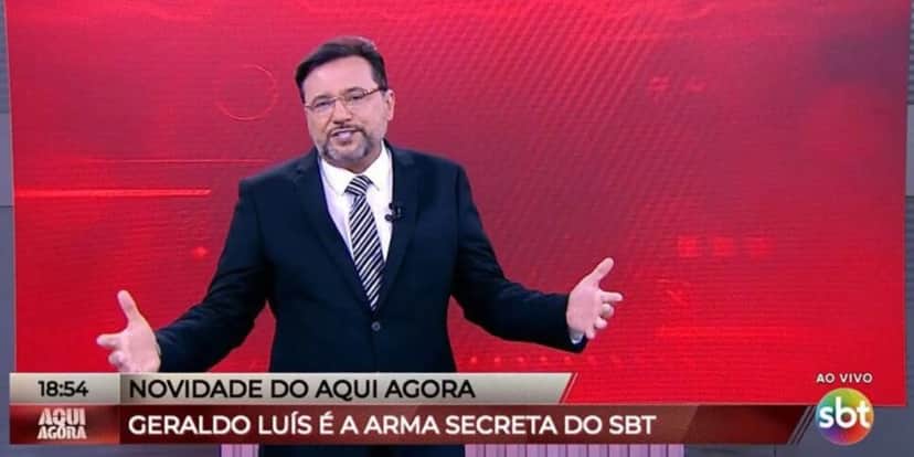 Geraldo Luís não tem contrato fixo com o SBT (Reprodução: SBT) Geraldo Luís não tem contrato fixo com o SBT (Reprodução: SBT)