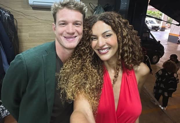 Viviane e Leonardo em Três Graças (Foto: Reprodução / Instagram)
