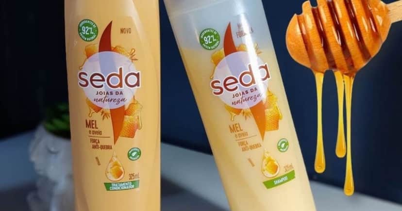 Shampoo Seda Mel e Aveia Antiquebra- (Foto Reprodução/Montagem/Mulheres Divando) Shampoo Seda Mel e Aveia Antiquebra- (Foto Reprodução/Montagem/Mulheres Divando)