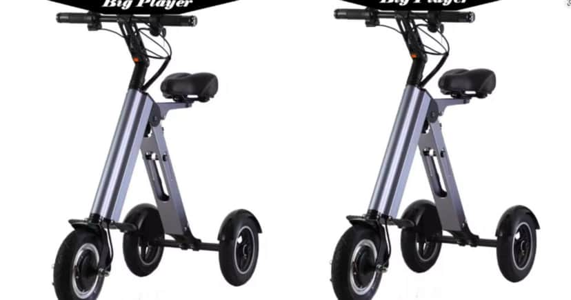 Triciclo elétrico dobrável K710 Triciclo elétrico dobrável K710