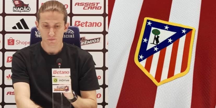 Filipe Luís está no radar do Atlético Madrid (Reprodução: Youtube) Filipe Luís está no radar do Atlético Madrid (Reprodução: Youtube)