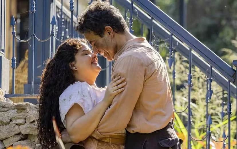 Maria Divina (Castorine) e Zé dos Porcos (Anderson Di Rizzi) em Êta Mundo Melhor! (Foto: Reprodução / Globo) Maria Divina (Castorine) e Zé dos Porcos (Anderson Di Rizzi) em Êta Mundo Melhor! (Foto: Reprodução / Globo)