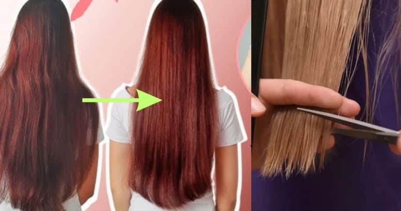 Corte apenas das pontinhas permite deixar o cabelo mais leve sem tirar o comprimento (Foto Reprodução/Montagem/Lennita/TV Foco/Canva/YouTube) Corte apenas das pontinhas permite deixar o cabelo mais leve sem tirar o comprimento (Foto Reprodução/Montagem/Lennita/TV Foco/Canva/YouTube)