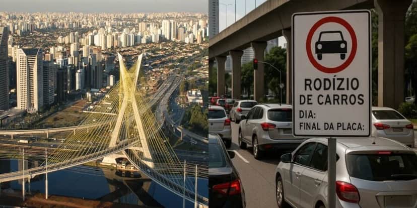 Rodízio de carros em São Paulo suspenso hoje (Reprodução: Montagem TV Foco) Rodízio de carros em São Paulo suspenso hoje (Reprodução: Montagem TV Foco)