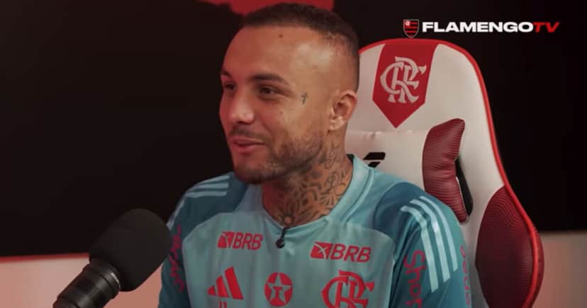 Cebolinha pode deixar o Flamengo (Foto: Flamengo TV) Cebolinha pode deixar o Flamengo (Foto: Flamengo TV)