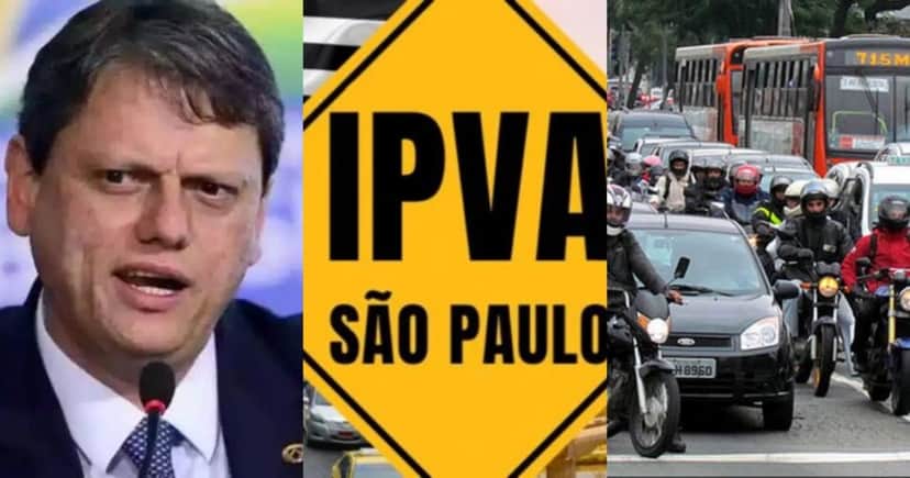 Nova lei proposta se prepara para dar fim ao IPVA de motos em SP em 2026 - Foto: Montagm Nova lei proposta se prepara para dar fim ao IPVA de motos em SP em 2026 - Foto: Montagm