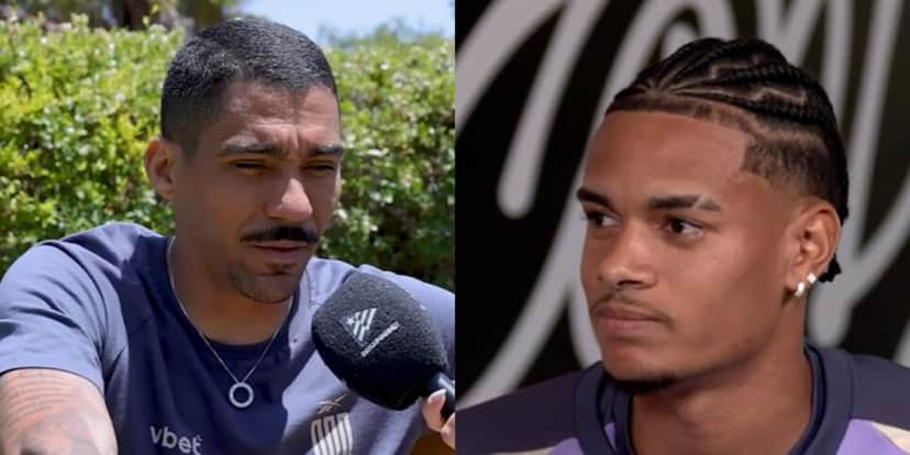 Allan e Newton podem deixar o Botafogo em 2026 (Reprodução: Botafogo TV) Allan e Newton podem deixar o Botafogo em 2026 (Reprodução: Botafogo TV)