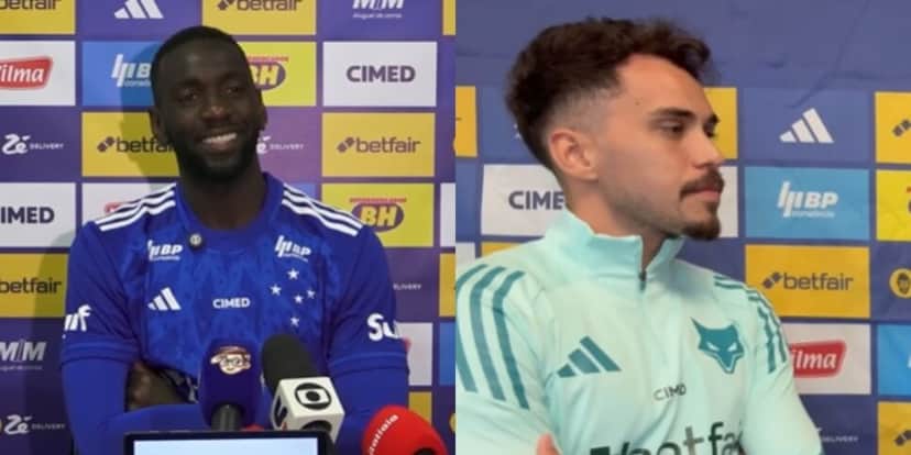 Bolasie e Eduardo fora do Cruzeiro em 2026 (Reprodução: Youtube) Bolasie e Eduardo fora do Cruzeiro em 2026 (Reprodução: Youtube)