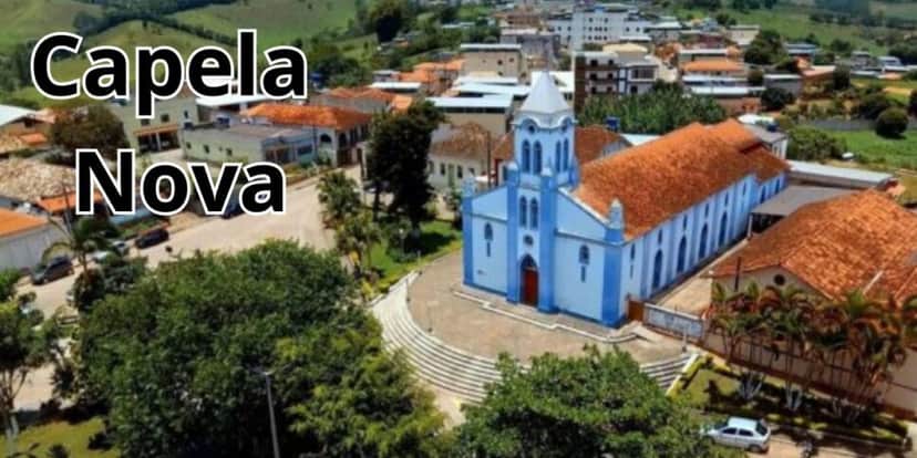 Cidade de Capela Nova, em Minas Gerais (Reprodução: Montagem TV Foco)