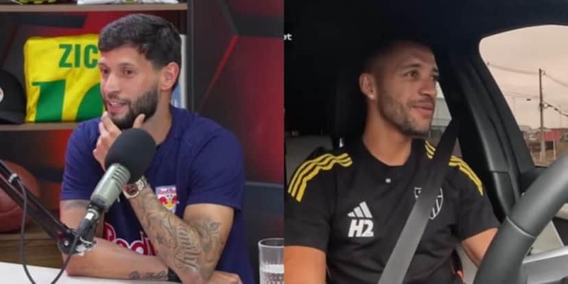 Capixaba no radar do Galo e Vitor Hugo deve renovar (Reprodução: Youtube / Charla Podcast) Capixaba no radar do Galo e Vitor Hugo deve renovar (Reprodução: Youtube / Charla Podcast)