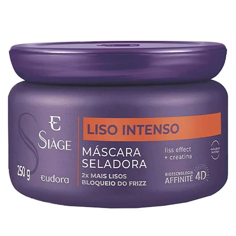 Máscara Siàge Liso Intenso Eudora (Foto: Reprodução/ Internet) Máscara Siàge Liso Intenso Eudora (Foto: Reprodução/ Internet)
