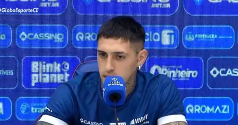 O zagueiro Gastón Ávila pode jogar no São Paulo em 2026 (Foto: Reprodução/ Globo) O zagueiro Gastón Ávila pode jogar no São Paulo em 2026 (Foto: Reprodução/ Globo)