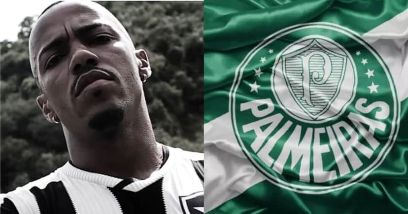 Mrlon assina com o Palmeiras - Foto: Instagram/Montagem Mrlon assina com o Palmeiras - Foto: Instagram/Montagem