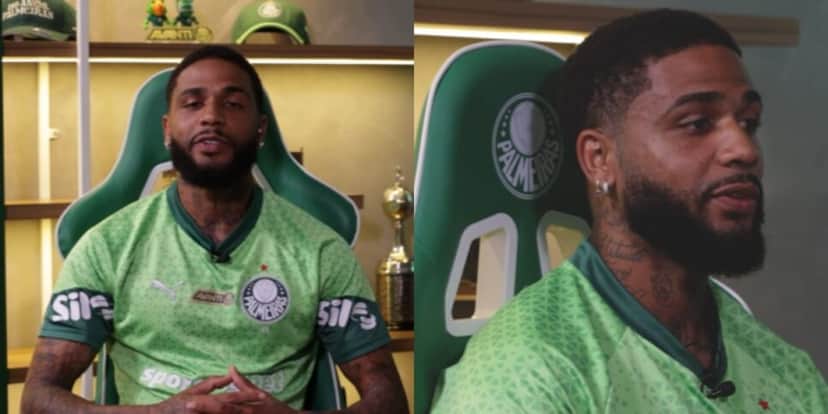 Micael deve deixar o Palmeiras em 2026 (Reprodução: TV Palmeiras) Micael deve deixar o Palmeiras em 2026 (Reprodução: TV Palmeiras)