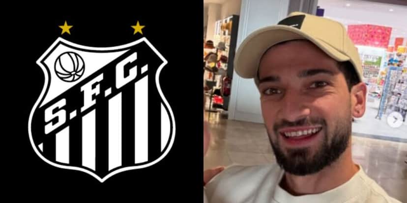 Lautaro está emprestado pelo Cruzeiro ao Santos (Reprodução: Instagram) Lautaro está emprestado pelo Cruzeiro ao Santos (Reprodução: Instagram)