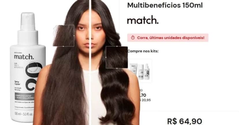 Match Lab Multibenefícios Spray Capilar Match Lab Multibenefícios Spray Capilar