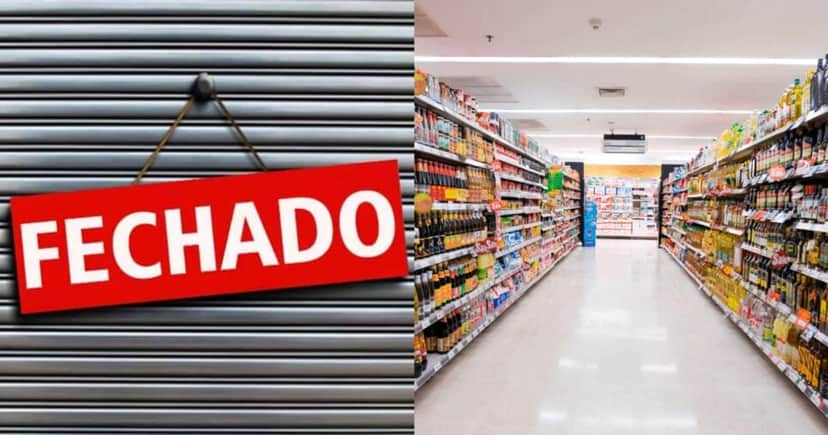 Supermercados fechado (Foto: Divulgação) Supermercados fechado (Foto: Divulgação)