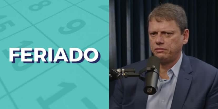 Feriado em cidade de SP confirmado na gestão de Tarcísio (Reprodução: Flow Podcast) Feriado em cidade de SP confirmado na gestão de Tarcísio (Reprodução: Flow Podcast)