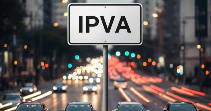 Ilustração IPVA (Foto: Montagem TV Foco / GMN)