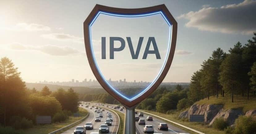 Veículos e placa de IPVA (Foto: Montagem TV Foco / GMN) Veículos e placa de IPVA (Foto: Montagem TV Foco / GMN)
