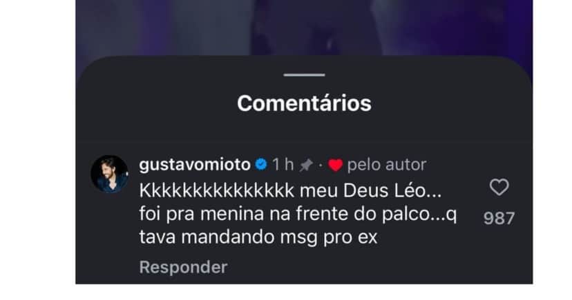 Mensagem de Gustavo Mioto (Foto: Reprodução / Instagram) Mensagem de Gustavo Mioto (Foto: Reprodução / Instagram)