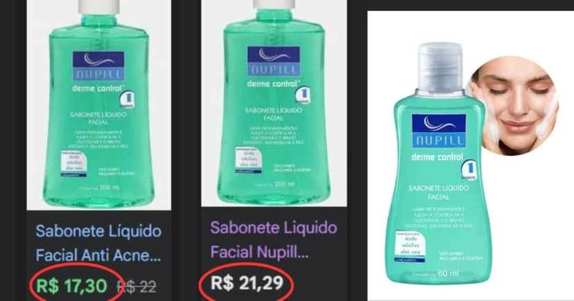 Sabonete Facial Nupill Derme Control Sabonete Facial Nupill Derme Control