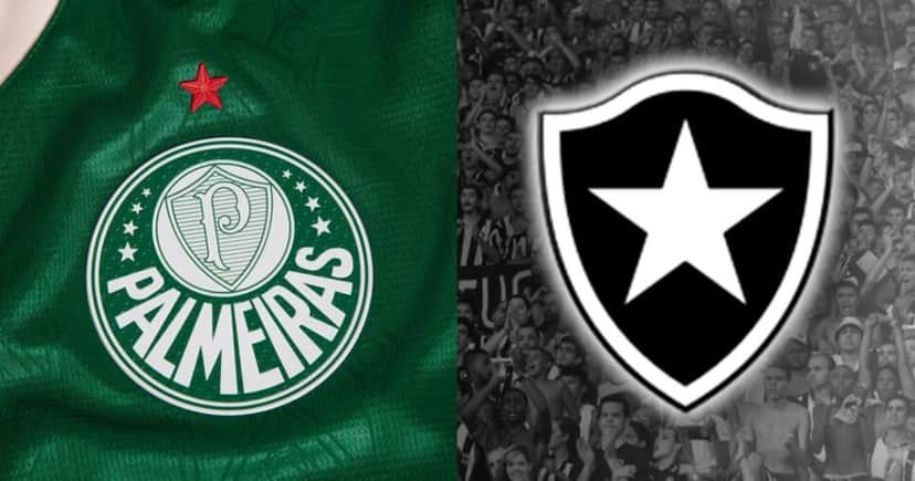 Palmeiras e Botafogo (Foto: Reprodução/ Internet) Palmeiras e Botafogo (Foto: Reprodução/ Internet)