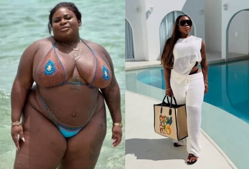 Antes e depois da famosa (Foto: Reprodução / Instagram) Antes e depois da famosa (Foto: Reprodução / Instagram)