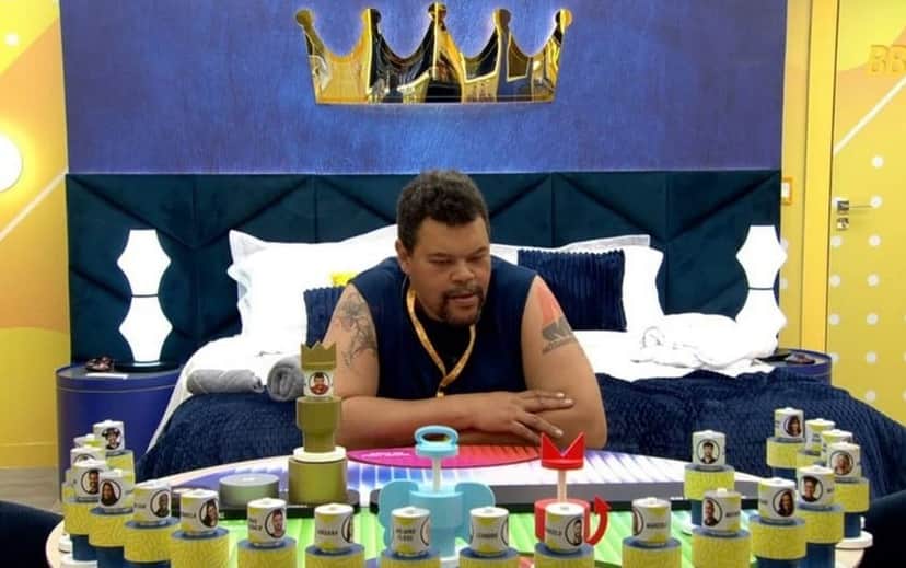 Babu Santana é o novo líder do BBB26 (Foto: Reprodução / Globo) Babu Santana é o novo líder do BBB26 (Foto: Reprodução / Globo)