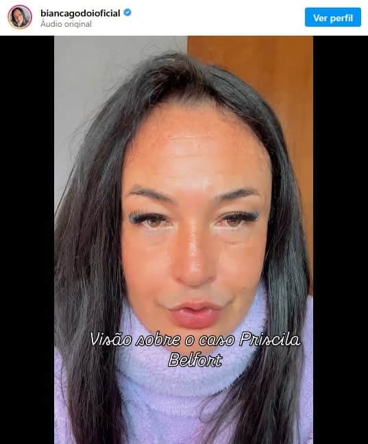 Sensitiva Bianca Godói (Foto: Reprodução / Instagram) Sensitiva Bianca Godói (Foto: Reprodução / Instagram)