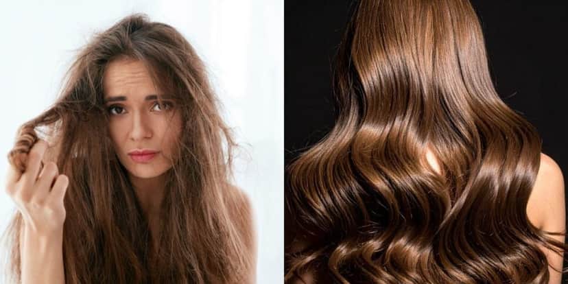 Banho de brilho para acabar com o cabelo opaco (Reprodução: Montagem TV Foco)