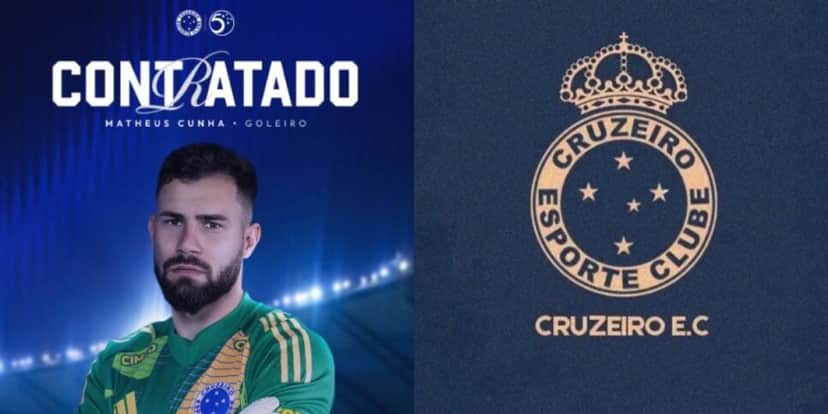 Matheus Cunha anunciado pelo Cruzeiro em dezembro (Reprodução: Instagram) Matheus Cunha anunciado pelo Cruzeiro em dezembro (Reprodução: Instagram)